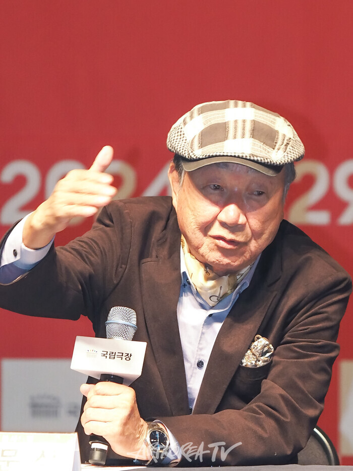 '마당놀이 모듬전' 기자간담회(윤문식) 2024.11.05 사진 ⓒ아트코리아방송 이용선 기자​