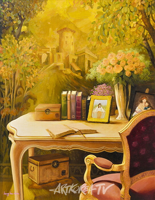 기도하는 마음. 91.0x116.0cm. Oil on canvas. 2015