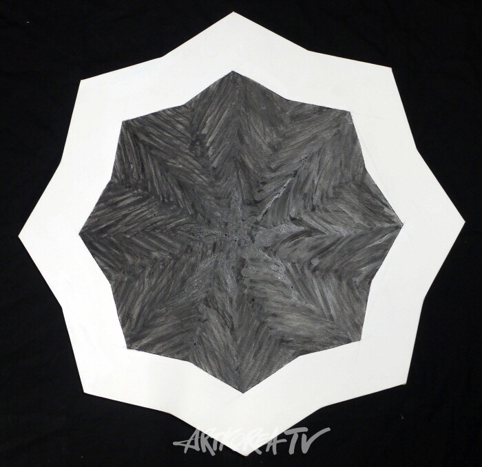 HIDETO IMAI White Frame-cm 73 x 73 1101- copia