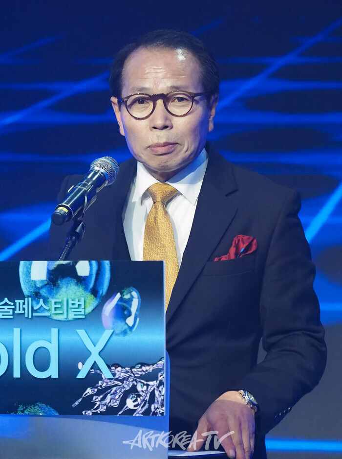 제3회 서울융합예술페스티벌 언폴드엑스 2024 '2084 : 스페이스오디세이' 개막식(한국공예·디자인문화진흥원 장동광 원장) 2024.11.07 사진 ⓒ아트코리아방송 이용선 기자​