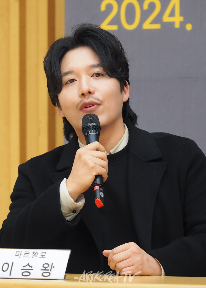 서울시오페라단 '라보엠' 기자간담회(마르첼로 역 바리톤 이승왕). 2024.11.07 사진 ⓒ아트코리아방송 이용선 기자​