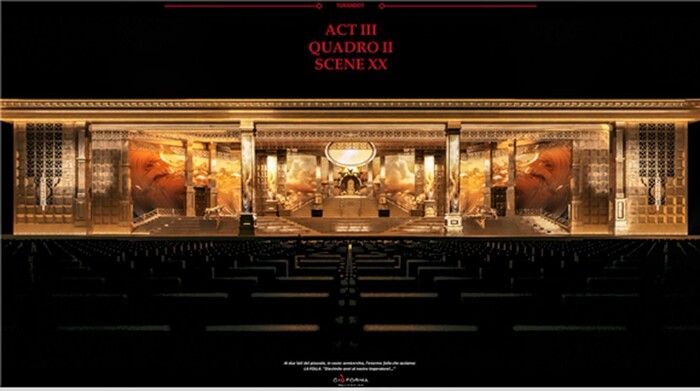 '어게인 2024 투란도트'(Again 2024 Turandot) 무대디자인. 제공 2024투란도트문화산업전문회사