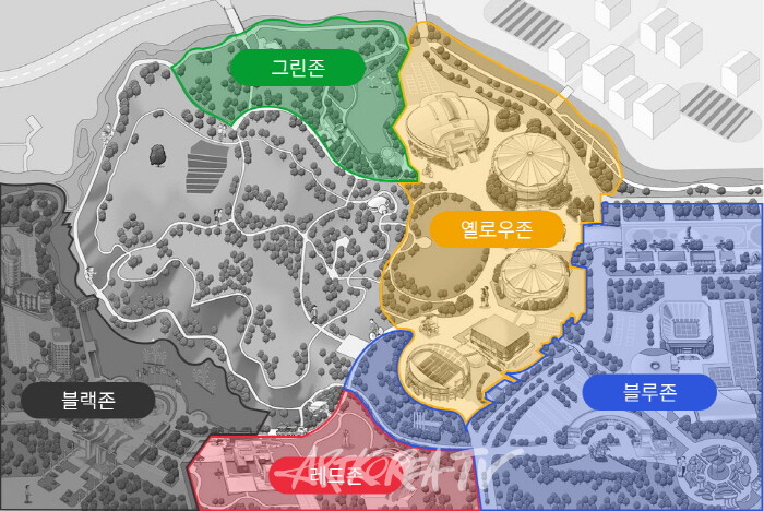 소마미술관 조각작품들