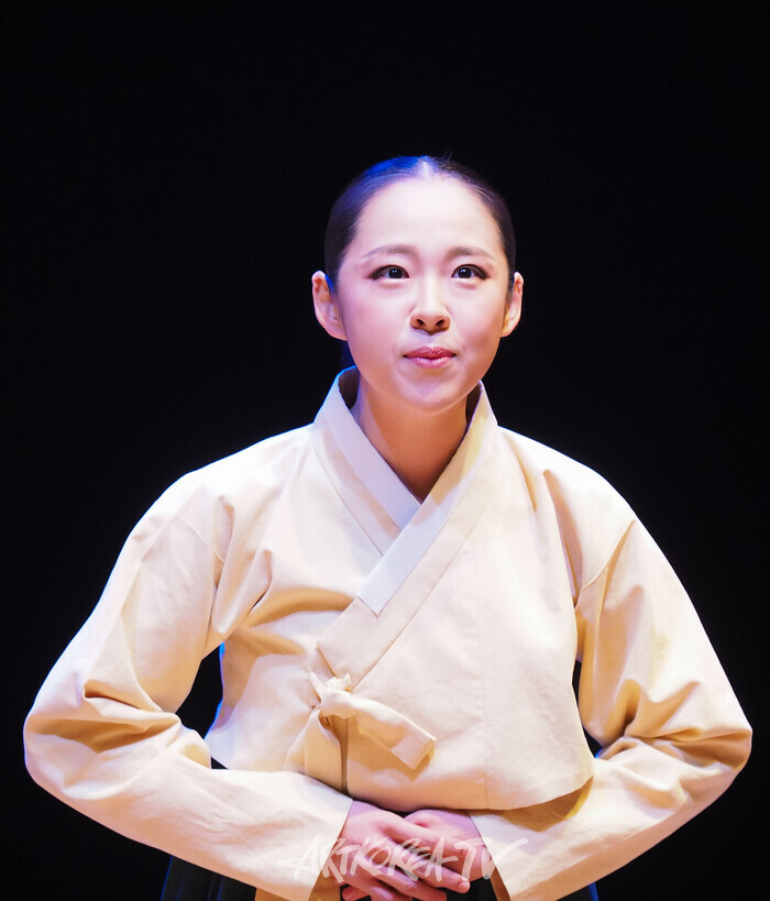 연극 '퉁소소리' 전막 프레스콜(춘생 역 박예리) 2024.11.11 사진 ⓒ아트코리아방송 이용선 기자​