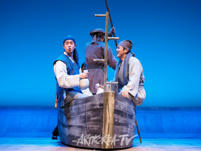 연극 '퉁소소리' 전막 프레스콜(최척 역 박영민) 2024.11.11 사진 ⓒ아트코리아방송 이용선 기자​