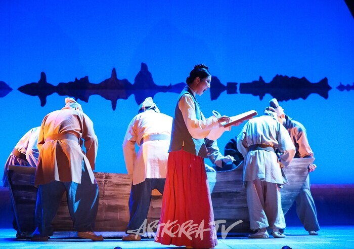 연극 '퉁소소리' 전막 프레스콜. 2024.11.11 사진 ⓒ아트코리아방송 이용선 기자​