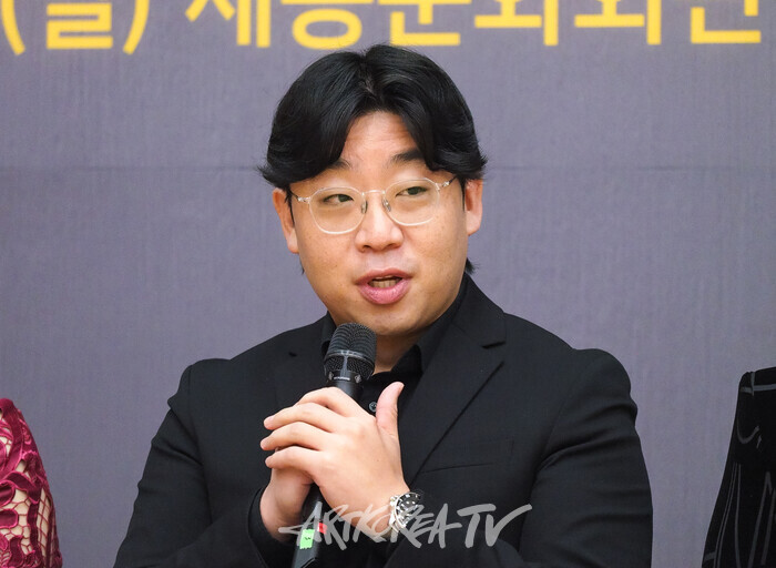 서울시오페라단 '라보엠' 기자간담회(로돌프 역 테너 문세훈). 2024.11.07 사진 ⓒ아트코리아방송 이용선 기자​