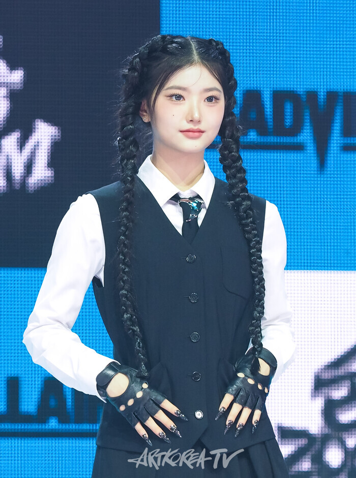 배드빌런 디지털 싱글 '숨'(ZOOM) 발매 기념 쇼케이스(켈리). 2024.11.19 사진 ⓒ아트코리아방송 이용선 기자​