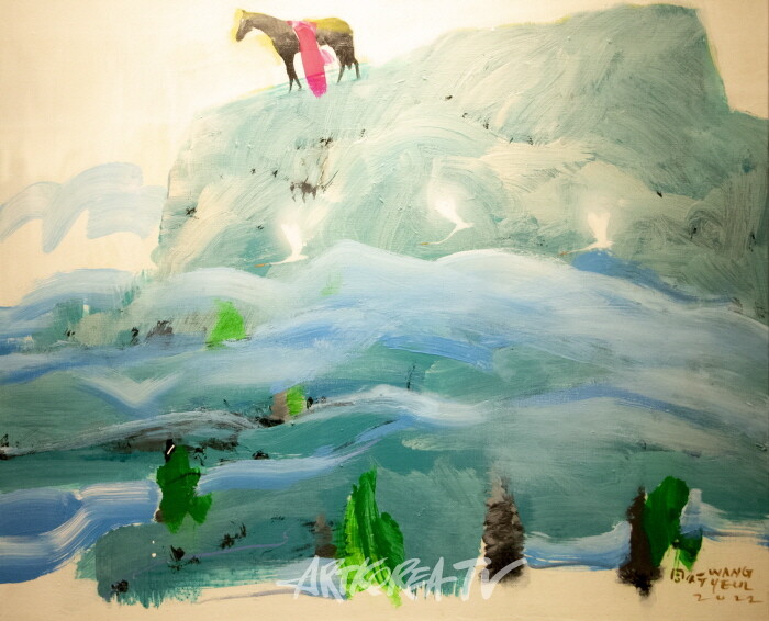 UTOPIA MEDITATION 캔버스에 아크릴 60×72cm 2024