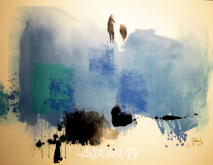 UTOPIA MEDITATION 캔버스에 아크릴 116×92cm 2024