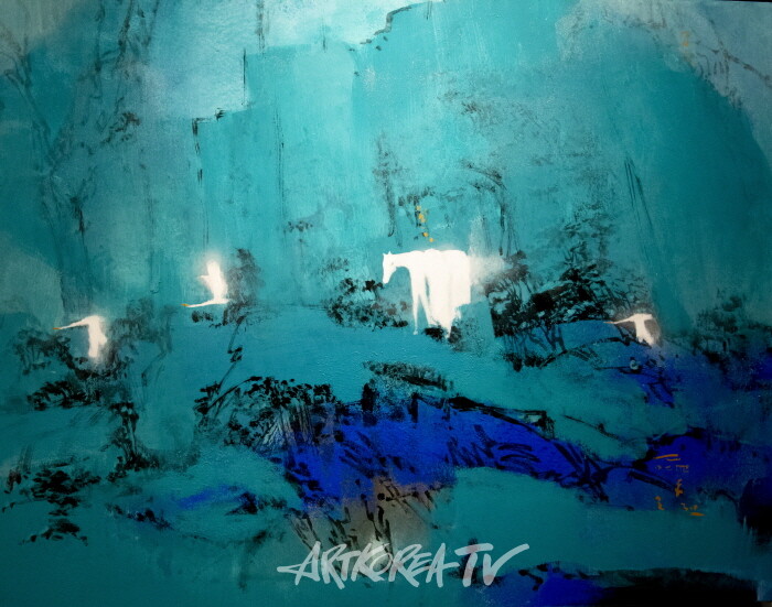 UTOPIA MEDITATION 캔버스에 아크릴 116×92cm 2024