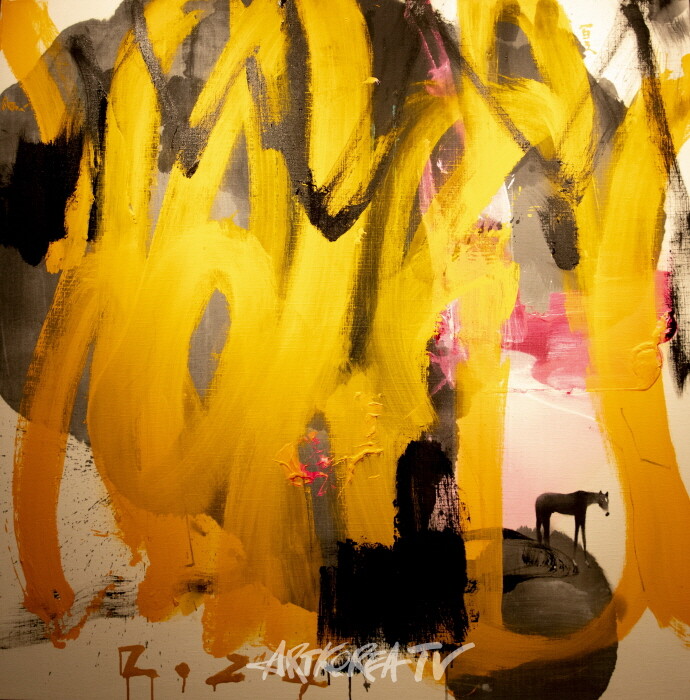 UTOPIA MEDITATION 캔버스에 아크릴 140×140cm 2024