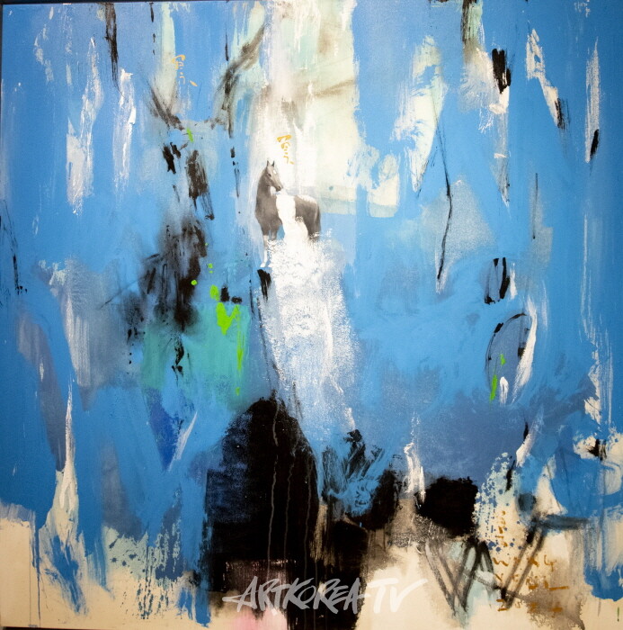 UTOPIA MEDITATION 캔버스에 아크릴 140×140cm 2024