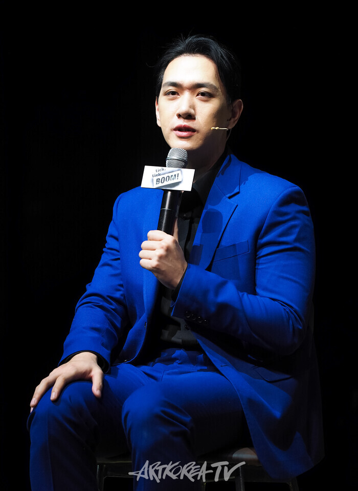 뮤지컬 '틱틱붐' 프레스콜(마이클 역 김대웅). 2024.11.20 사진 ⓒ아트코리아방송 이용선 기자​