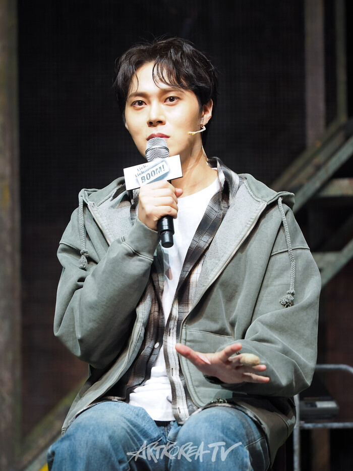 뮤지컬 '틱틱붐' 프레스콜(존 역 이해준). 2024.11.20 사진 ⓒ아트코리아방송 이용선 기자​