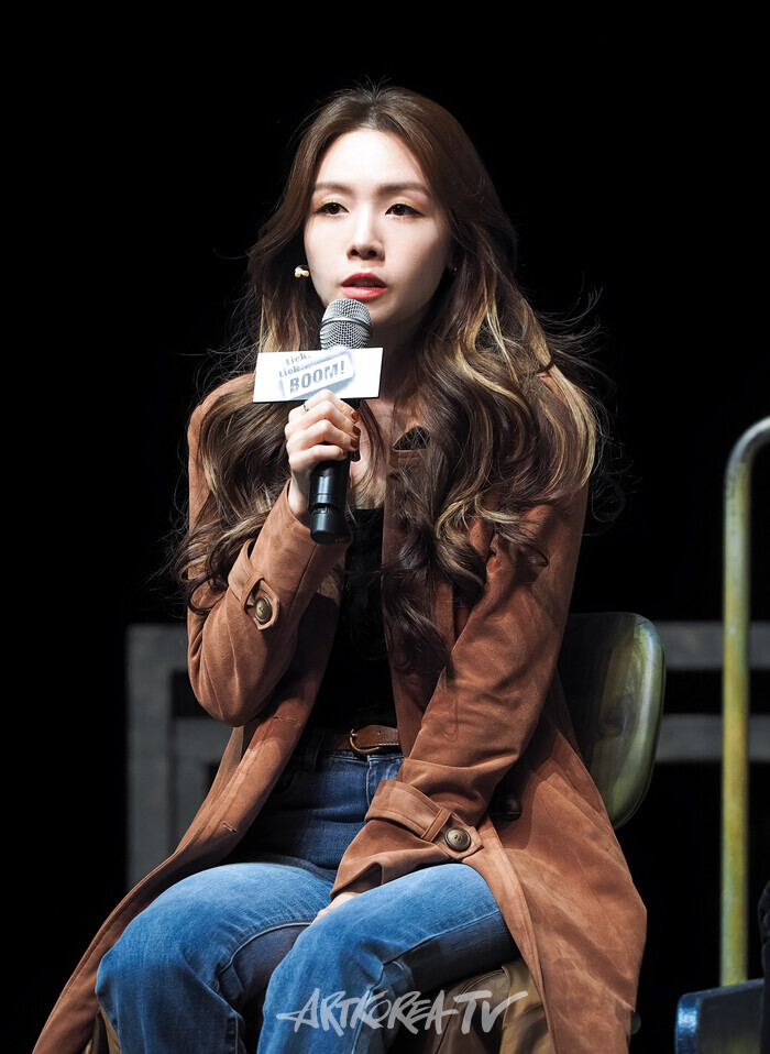 뮤지컬 '틱틱붐' 프레스콜(수잔 역 방민아). 2024.11.20 사진 ⓒ아트코리아방송 이용선 기자​