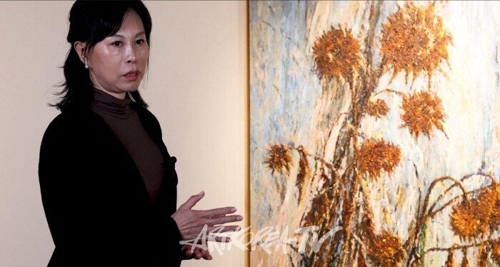 '해바라기와 철학의 조화, 왕영미 작가의 ‘영원회귀’ 개인전'