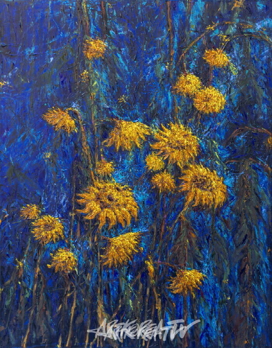 '해바라기와 철학의 조화, 왕영미 작가의 ‘영원회귀’ 개인전'