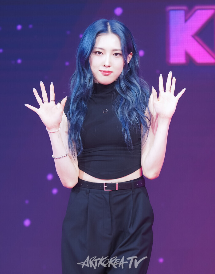 켈트나인(KELT9b) 민주 '언크러셔블'(UNCRUSHABLE) 발매 기념 쇼케이스. 2024.11 22 사진 ⓒ아트코리아방송 이용선 기자​