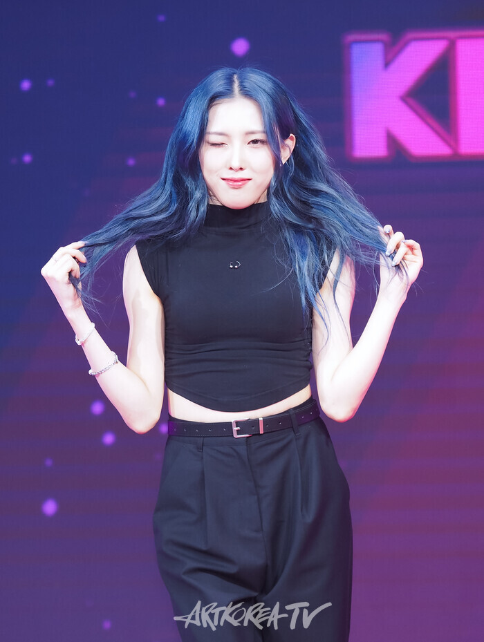 켈트나인(KELT9b) 민주 '언크러셔블'(UNCRUSHABLE) 발매 기념 쇼케이스. 2024.11 22 사진 ⓒ아트코리아방송 이용선 기자​