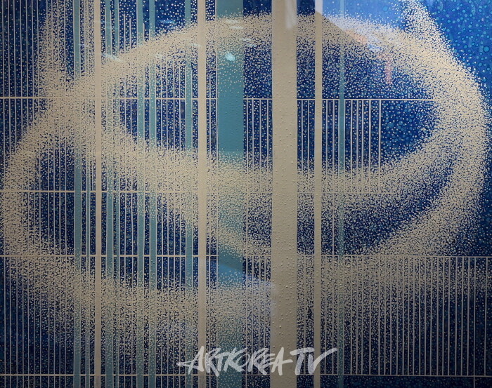 권민진 무제-2024 3합 장지에 분채, 호분, 포스트 컬러 80×100cm