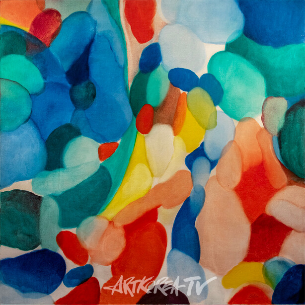 앨리스 베이버 '블루 온 탑 , 1966년경