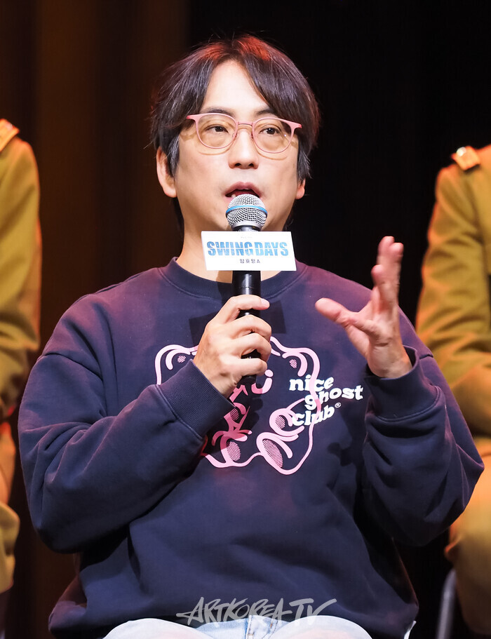 뮤지컬 '스윙 데이즈_암호명 A' 프레스콜(김태형 연출). 2024.11.26 사진 ⓒ아트코리아방송 이용선 기자​