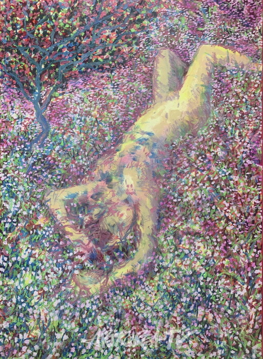 Day dream, oil on canvas, 100x80.3cm, 2024