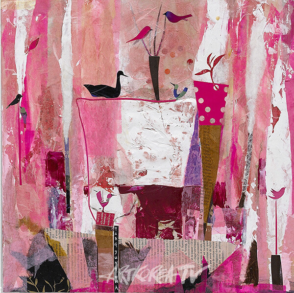 songbirds_33×33cm_mixed media_2013