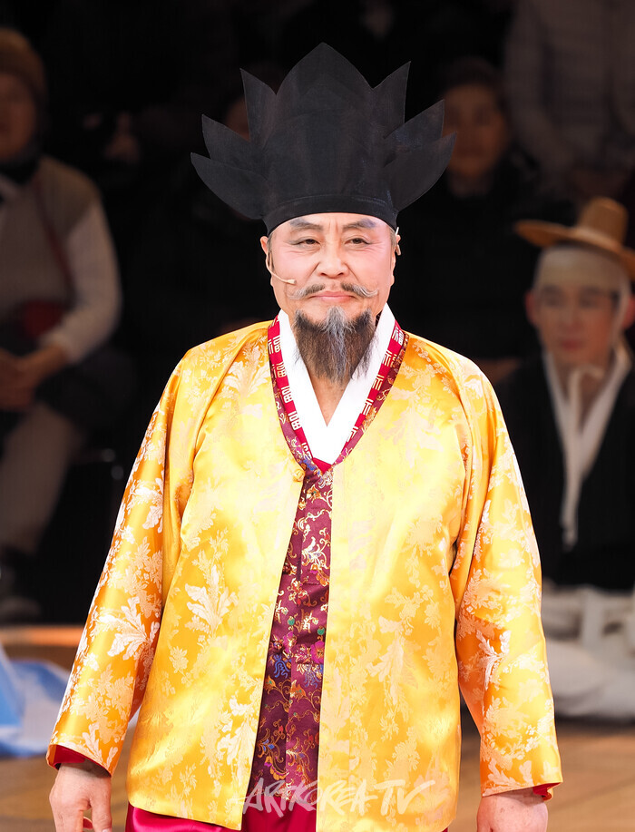 '마당놀이 모듬전' 전막 시연(놀부 역 김종엽). 2024.11.28 사진 ⓒ아트코리아방송 이용선 기자​