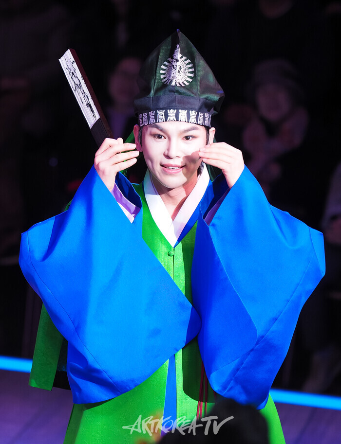 '마당놀이 모듬전' 전막 시연(몽룡 역 김준수). 2024.11.28 사진 ⓒ아트코리아방송 이용선 기자​