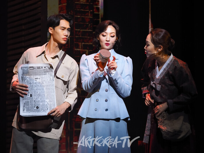 뮤지컬 '스윙 데이즈_암호명 A' 프레스콜. 2024.11.26 사진 ⓒ아트코리아방송 이용선 기자​