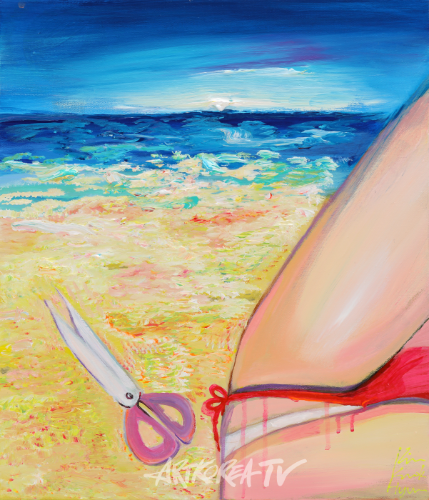 김국현 유혹의 끈 (A string of temptations) 53.0x45.5cm 2024