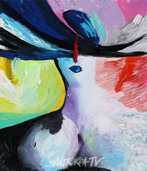 김국현 축제의 시작(The begining of a fastival) 53.0x45.5cm 2024