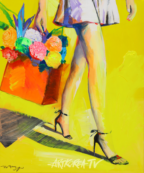 김국현, 소유의 기쁨, 20호 72.7×60.6 acrylic, 2024.