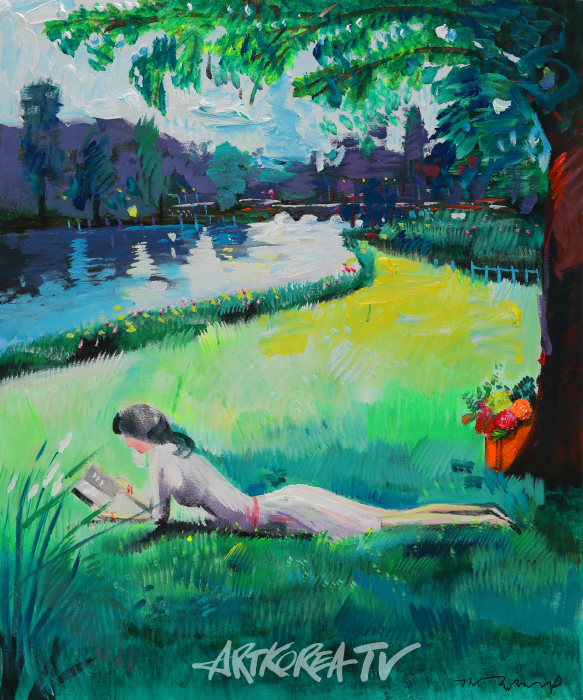 김국현, 오후2시, acrylic, 2024.