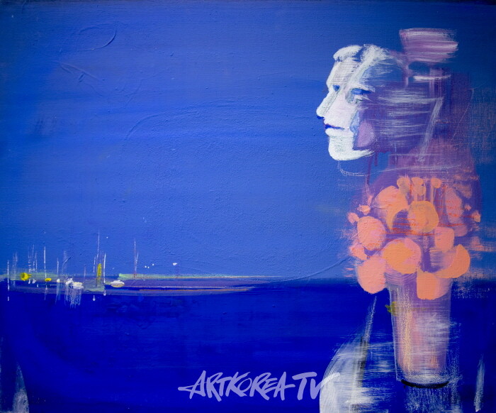 그리움의 야상곡 73-60.7 cm Mixed Media on Canvas, 2024