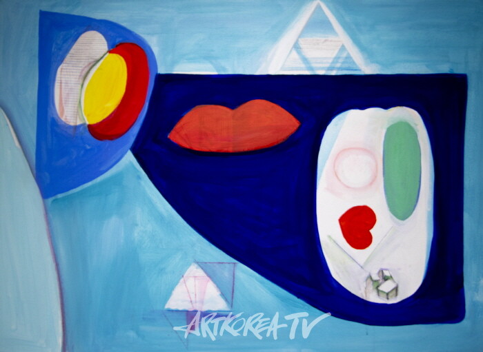 사랑과 기억의 꿈 100-72.7cm Mixed Media on Canvas, 2024