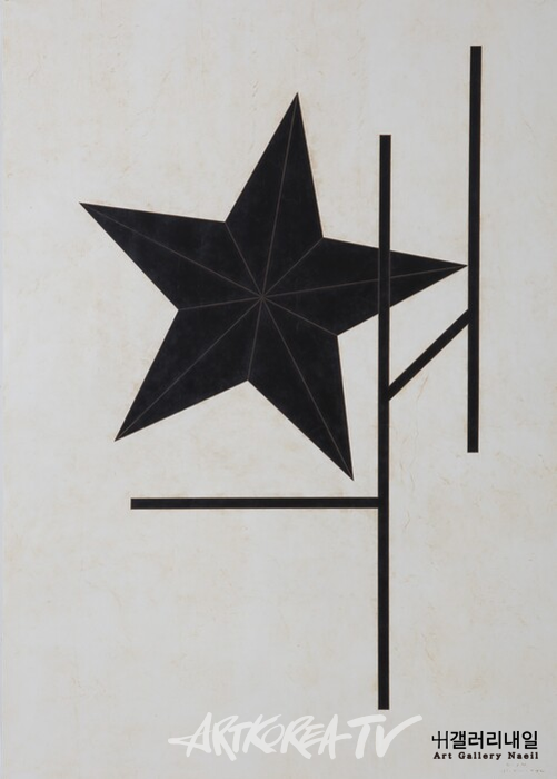 (양대원)   왕의책 painting materials are korean paper, acrylic, soil, glue, coffee, and linseed oil on cotton. 148x105cm  2018 2400만원