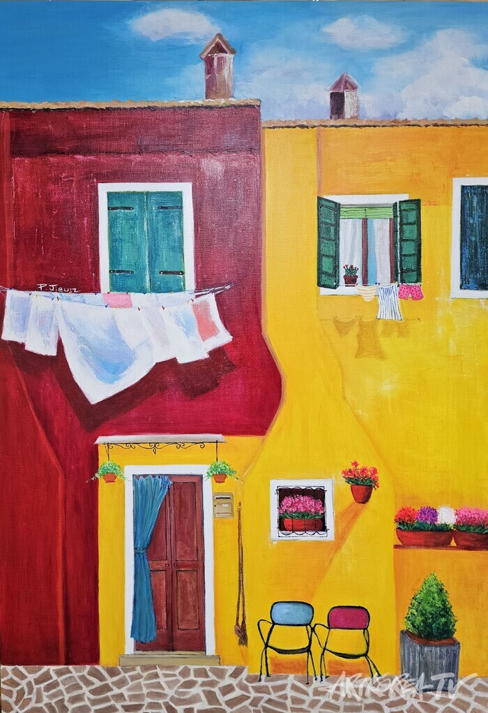 박지은, Oh! Sunny day, 91x116.8cm, oil on canvas, 2024