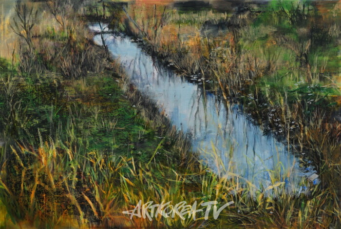 이문주_글라이즈드라이애케 부근, Near Gleisdreiecke_Acrylic on Canvas_130.2 x 193.7cm