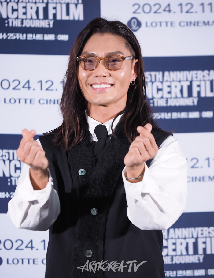 '김범수 25주년 콘서트 필름 : 여행' 언론/배급 시사회 및 기자 간담회. 2024.12.06 사진 ⓒ아트코리아방송 이용선 기자​