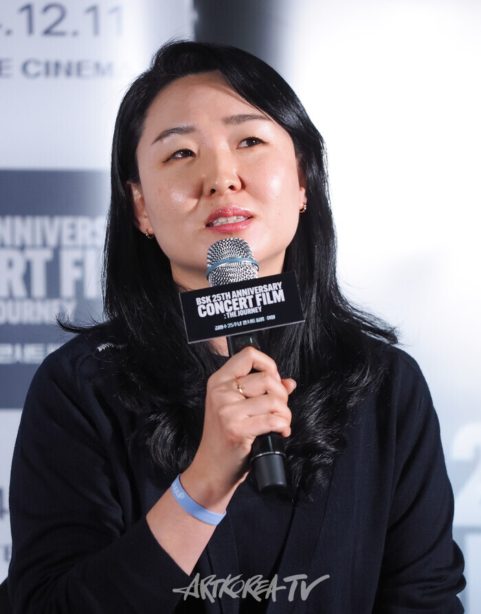 '김범수 25주년 콘서트 필름 : 여행' 기자간담회(감독 고은경) 2024.12.06 사진 ⓒ아트코리아방송 이용선 기자​