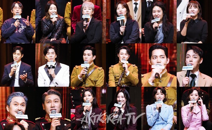 뮤지컬 '스윙 데이즈_암호명 A' 프레스콜. 2024.11.26 사진 ⓒ아트코리아방송 이용선 기자​