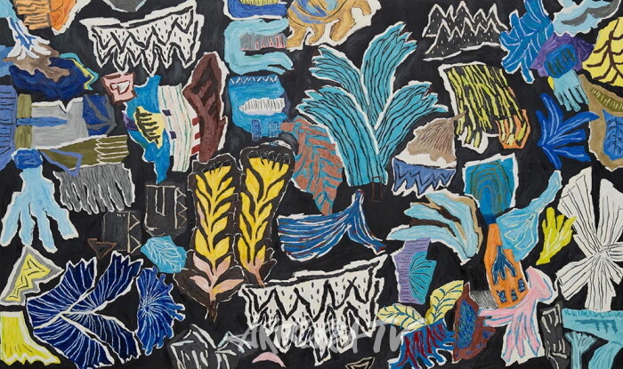 달의바다, Oil on canvas, 97x162cm, 2023