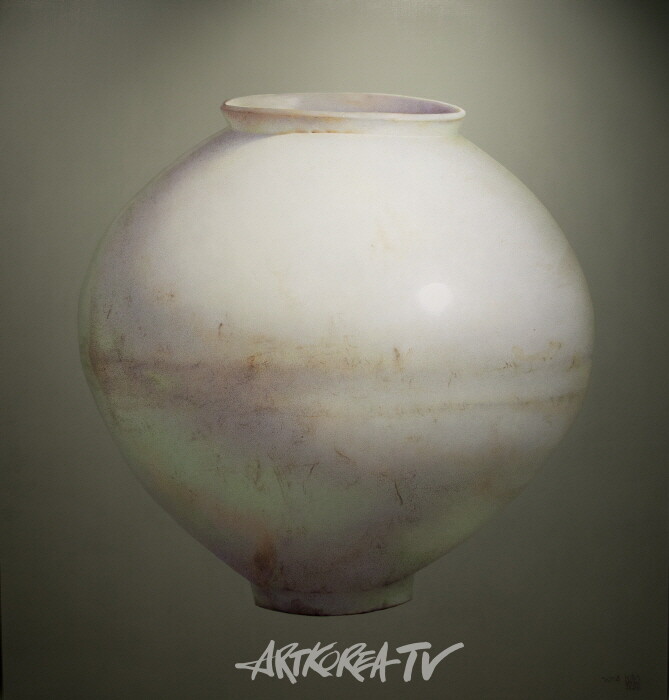 김영환 달항아리 24-S3-Oil on Canvas 130.3-138.0cm(100호 변형) 2024