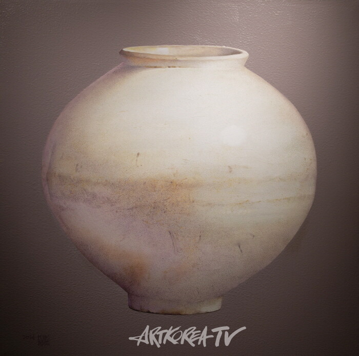 김영환 달항아리 24-S12-Oil on Canvas 65.1-65.1cm(25S) 2024