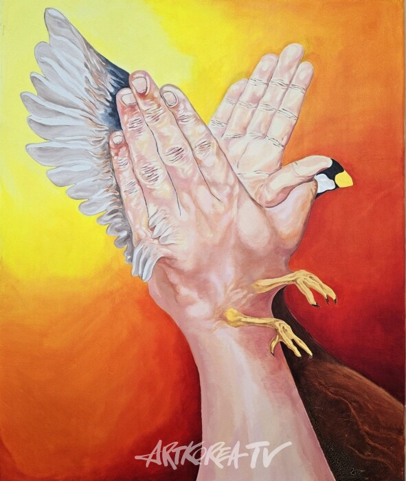 류정현, 당신의 손으로 빚어낸, 72.7×50.6cm, 캔버스에 유채, 2023