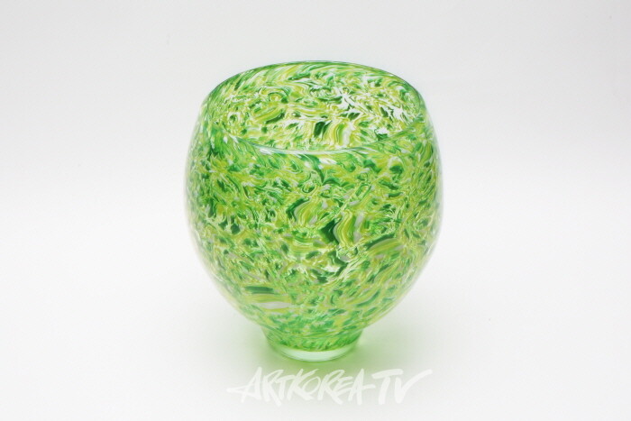 박대현, Green Emotion, 29×29×31cm, 유리, 2024