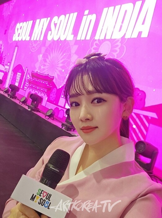 서울을 홍보하는 행사 'Seoul My Soul in India': 윤송아, 인도를 매료시키다